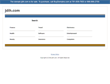 Tablet Screenshot of jdih.com